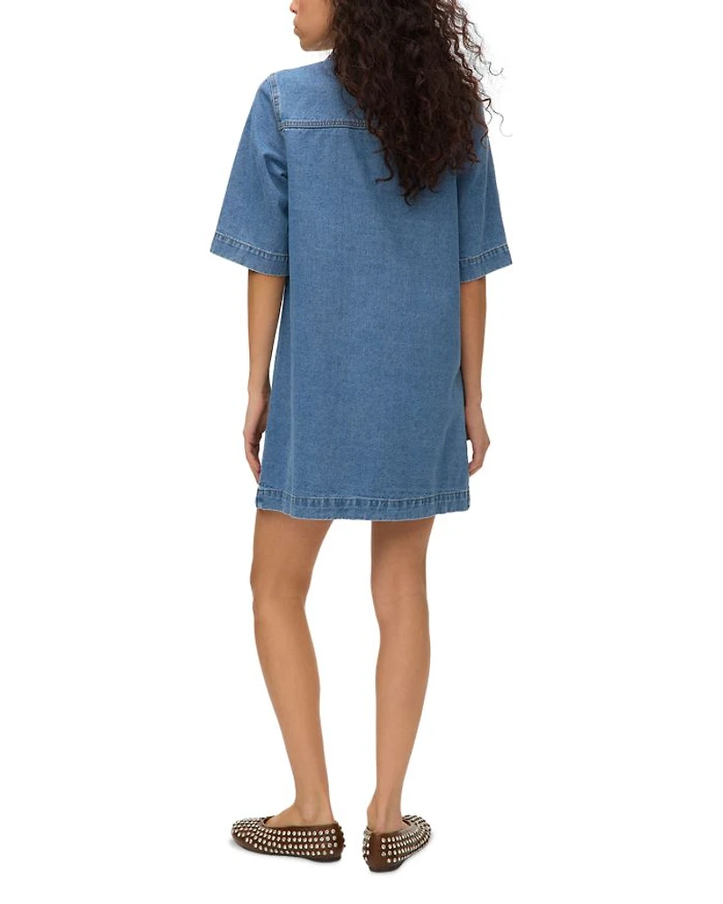 Denim Shirtdress