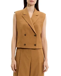 Peak Double Breasted Vest