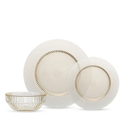 Archie Ginger Gold 12 Piece Dinnerware Set