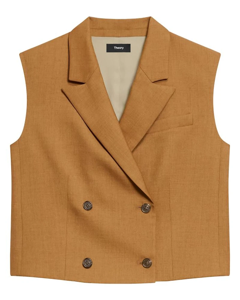 Peak Double Breasted Vest