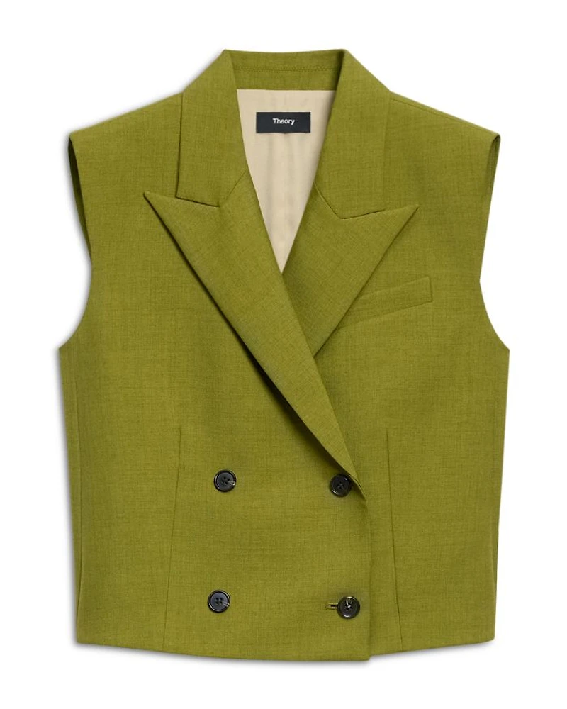 Peak Double Breasted Vest