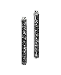 Sterling Silver JH Essentials Diamond Hoop Earrings, 1.74 tcw