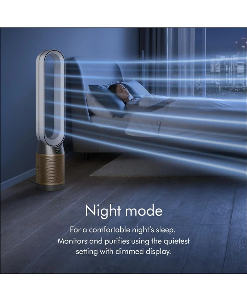 Purifier Cool Fan Formaldehyde™ TP09 | Nickel/Gold