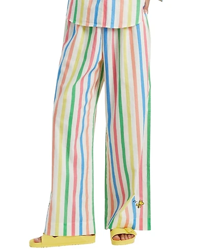 Chinti & Parker Women's Linen-Cotton Snoopy Stripe Trousers
