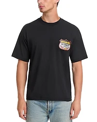 Market Smiley Burnt Rubber Graphic Tee