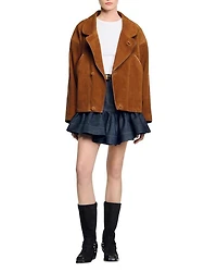 Oversized Suede Jacket
