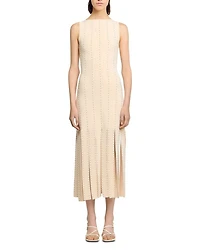 Carwash Hem Studded Maxi Dress