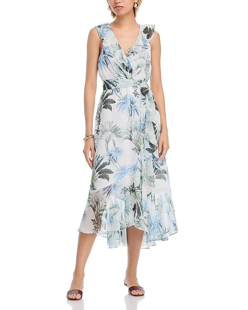 Tommy Bahama Palisade Palms Sleeve Maxi Dress