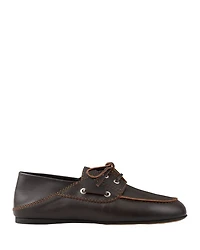 Women's Boat-Style Leather Loafers