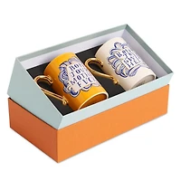 Ruan Hoffmann Bonjour Mugs, Set of 2