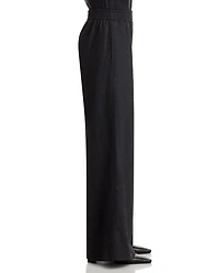 Wool Blend Wide Leg Pants