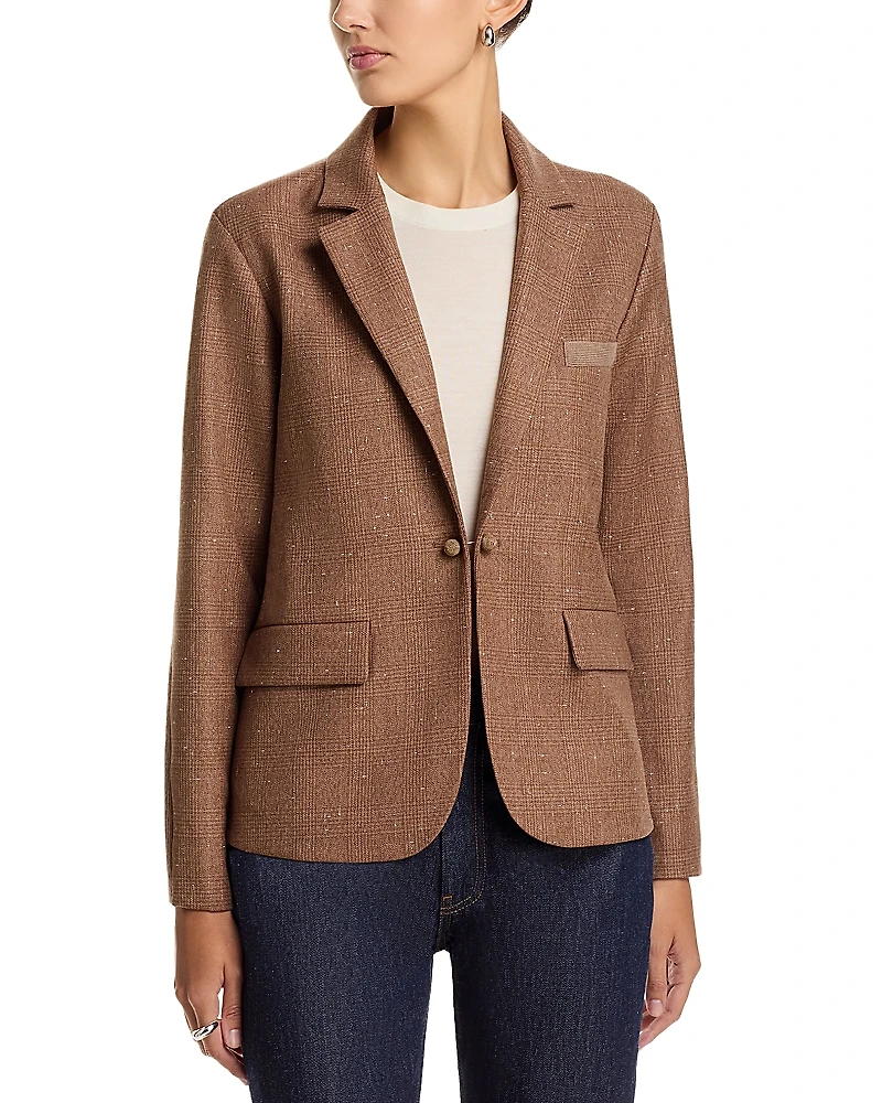 Fabiana Filippi Prince of Wales Single Breasted Jacket