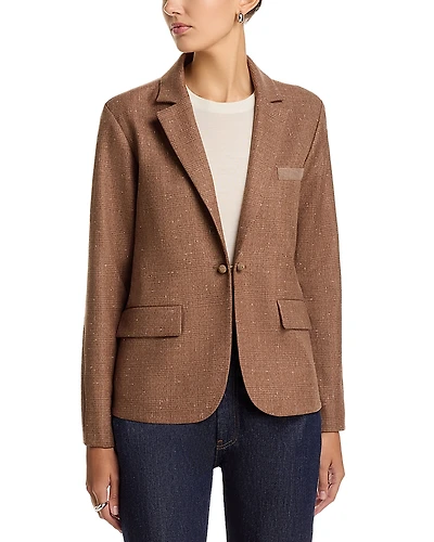 Fabiana Filippi Prince of Wales Single Breasted Jacket