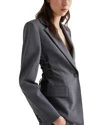 Lace Up Blazer
