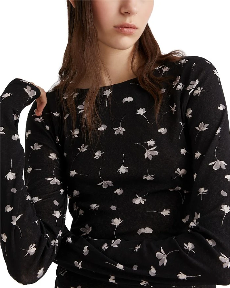 Sigma Ruched Long Sleeve Top