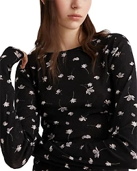 Sigma Ruched Long Sleeve Top
