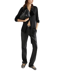 Teodora Faux Leather Pants
