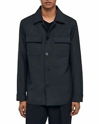 Sandro Heathered Overshirt