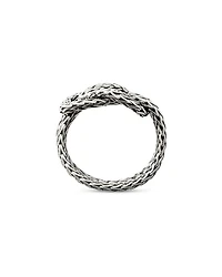Sterling Silver Love Knot Weave Ring