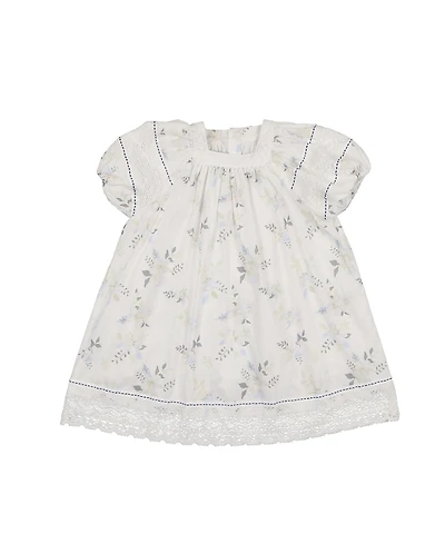 Maniere Girls' Pretty Poppies Short Sleeve Dress - Little Kid