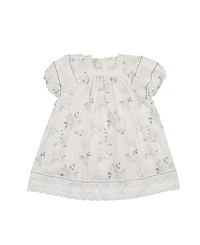 Maniere Girls' Pretty Poppies Short Sleeve Dress - Little Kid