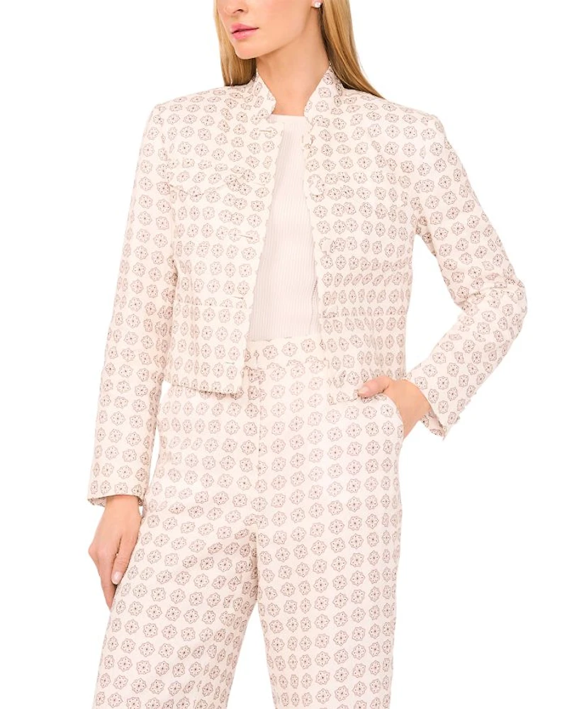 Cropped Linen Jacket