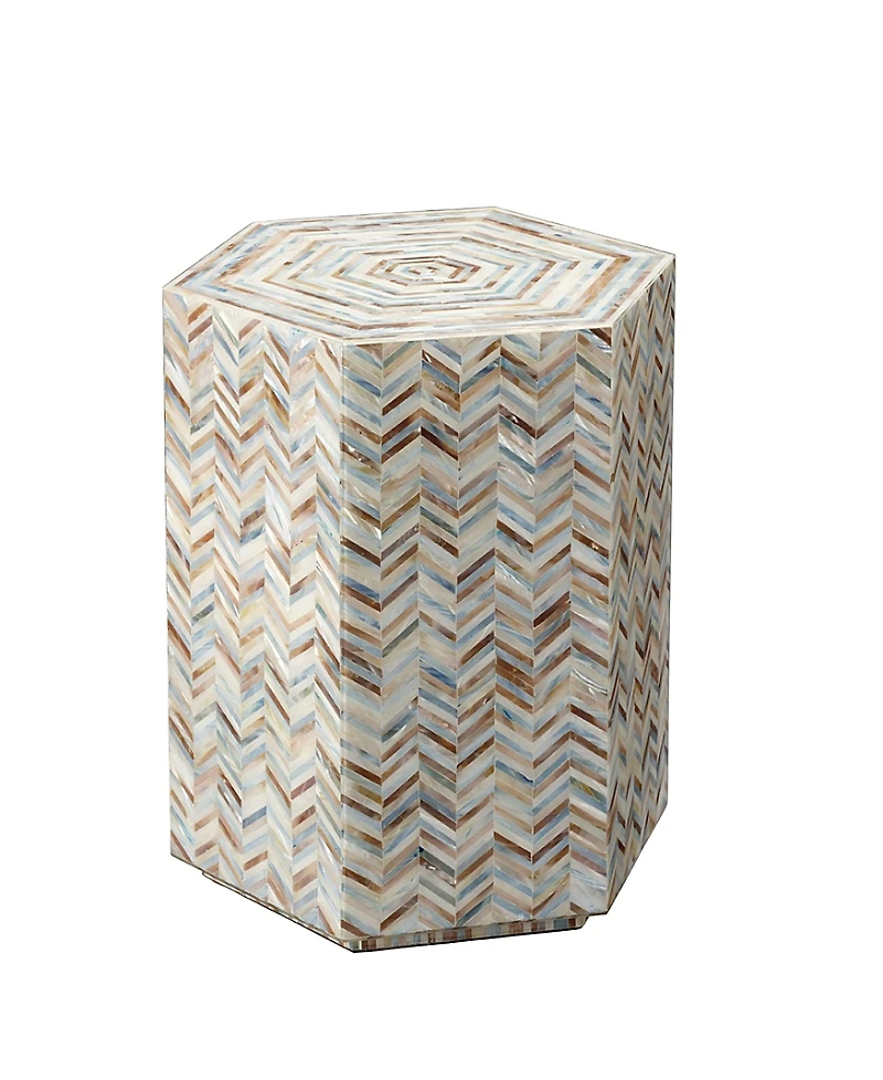 Jamie Young Hepburn Hexagon Side Table