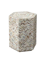 Jamie Young Hepburn Hexagon Side Table