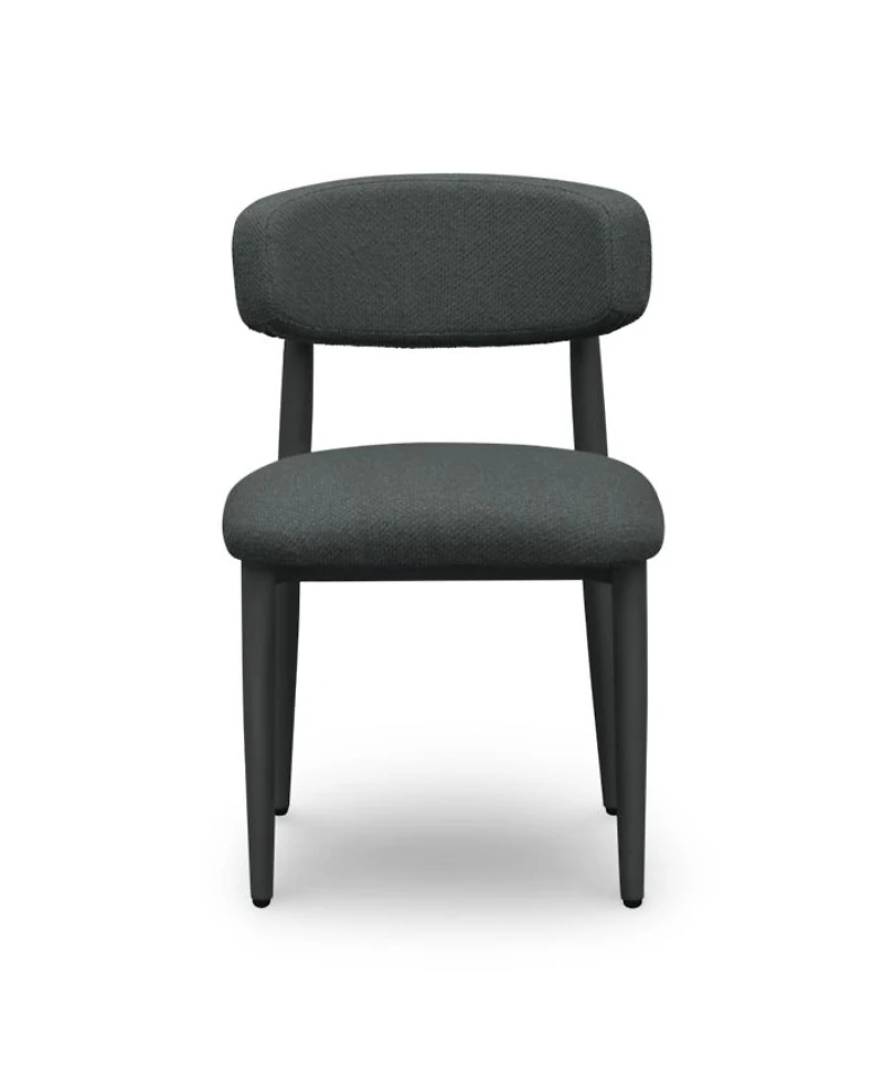 Annika Textured Fabric Outdoor Dining Chair