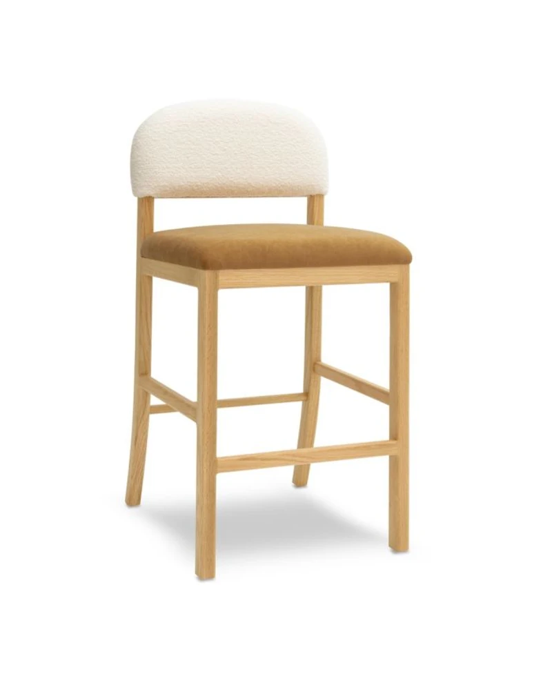 Calla Performance Velvet Counter Stool