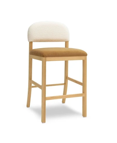 Calla Performance Velvet Counter Stool