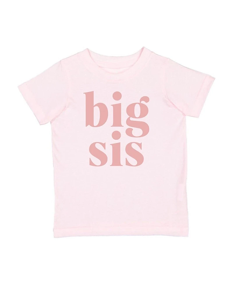 Sweet Wink Girls' Big Sis Short Sleeve T-Shirt - Baby