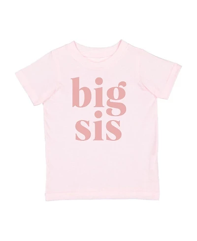 Sweet Wink Girls' Big Sis Short Sleeve T-Shirt - Baby
