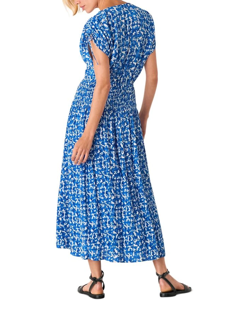 Sponge Print Midi Dress