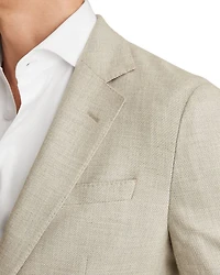 Textured Notch Lapel Blazer