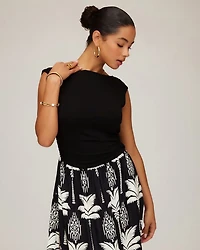 Carina Long Contrast Dress