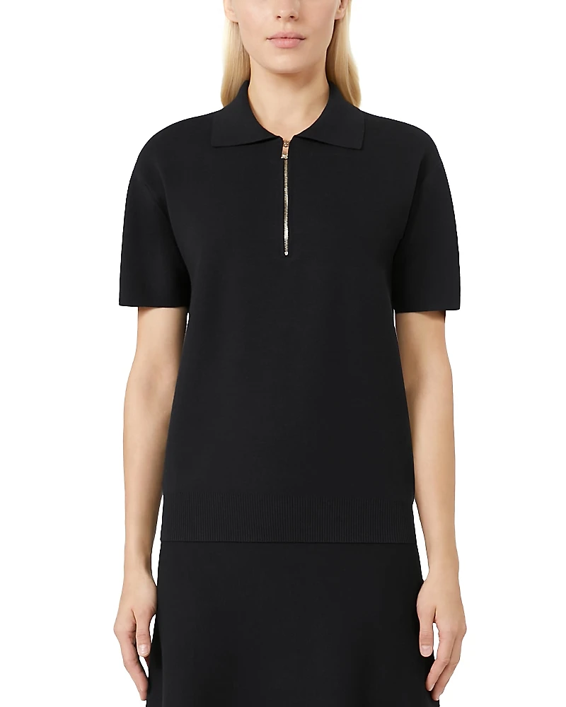 Max Mara Studio 1 Teti Knit Polo Top