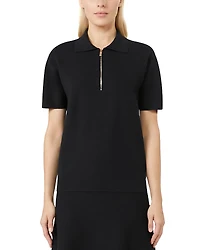 Max Mara Studio 1 Teti Knit Polo Top