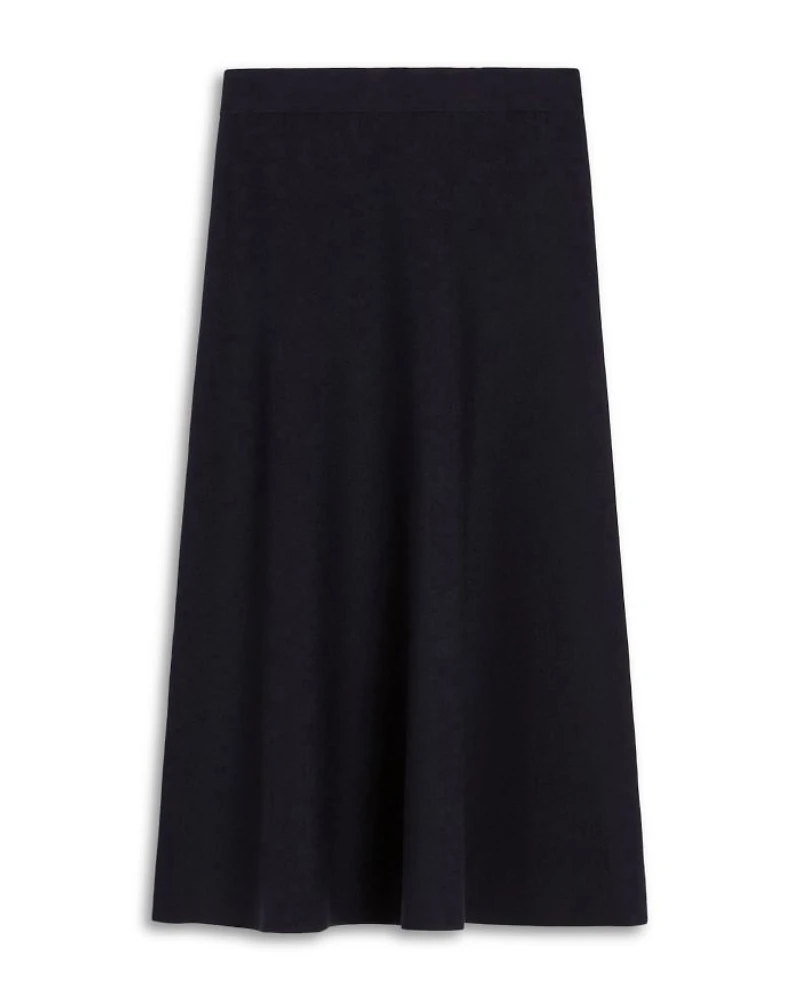 Flare Hem Knitted Skirt
