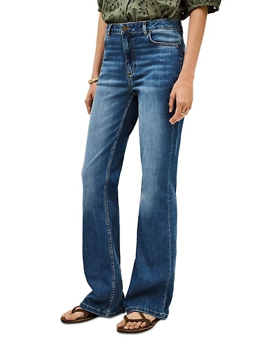 Aommie Low Rise Straight Jeans Blue