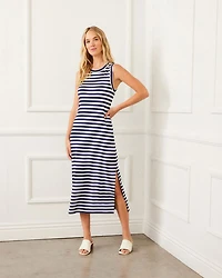Striped Midi Column Dress