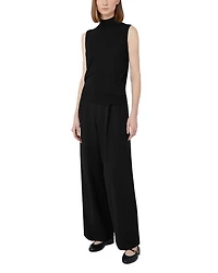Slalom Mock Neck Wool Top