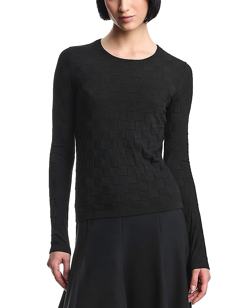 Emporio Armani Textured Knit Top