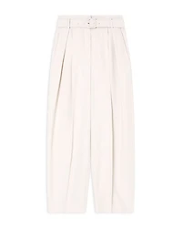 Enver Satin Pleated Pants