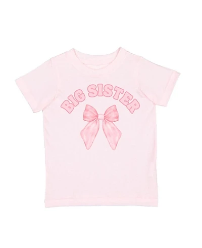 Sweet Wink Girls' Big Sister Bow Short Sleeve T-Shirt - Baby