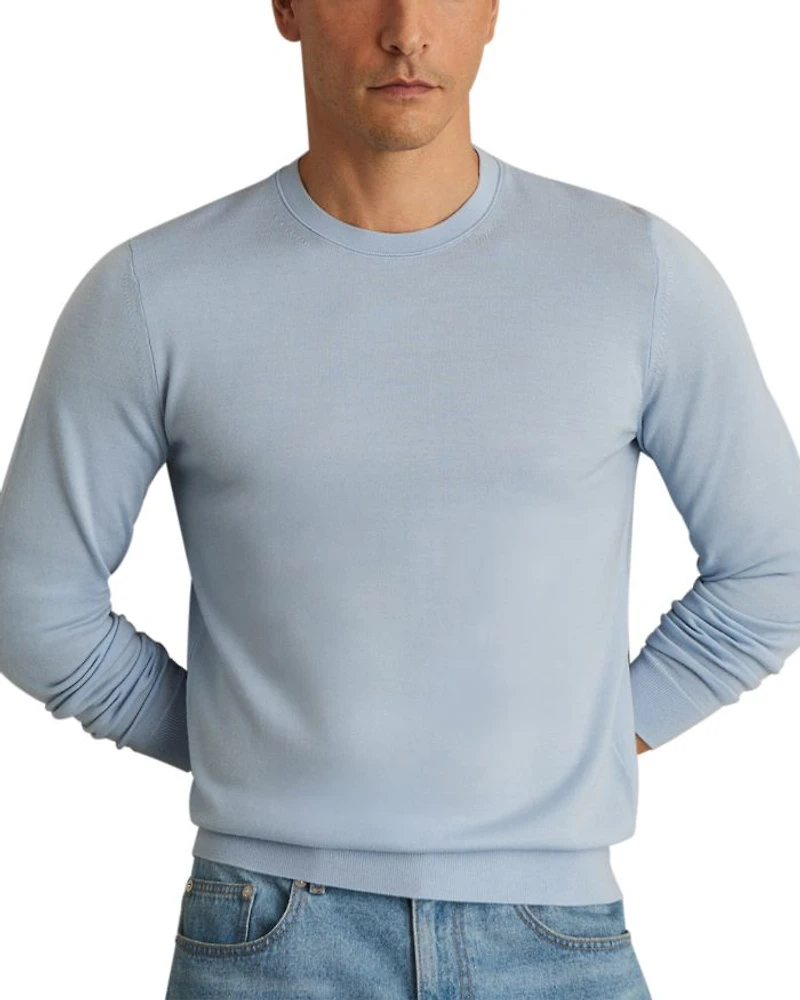 Wessex Regular Fit Merino Wool Crewneck Sweater