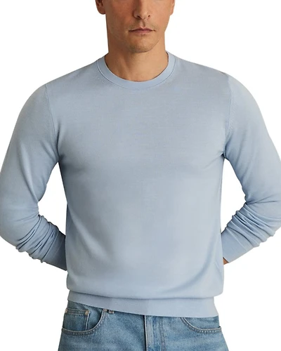 Wessex Regular Fit Merino Wool Crewneck Sweater