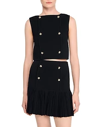 Sandro Double Breasted Vest