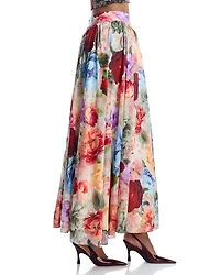 Nilda Floral Print Skirt