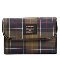 Barbour Tartan Hanging Washbag